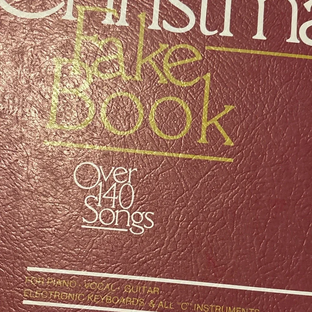 The Ultimate Christmas Fake Book C Edition Piano Vocal Guitar Keyboard - 1985